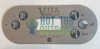 Vita Spa Topside Control Panel Overlay 109259 5 Buttons