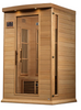 This 2 person Maxxus Sauna is constructed of Canadian Reforested Hemlock Wood.