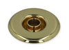 front view assembled bath jet in brass