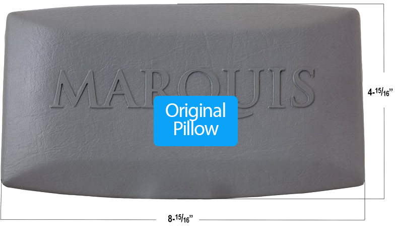 Marquis Spa Pillow E Series Gray 2012 and Newer 9906377 MRQ9906377