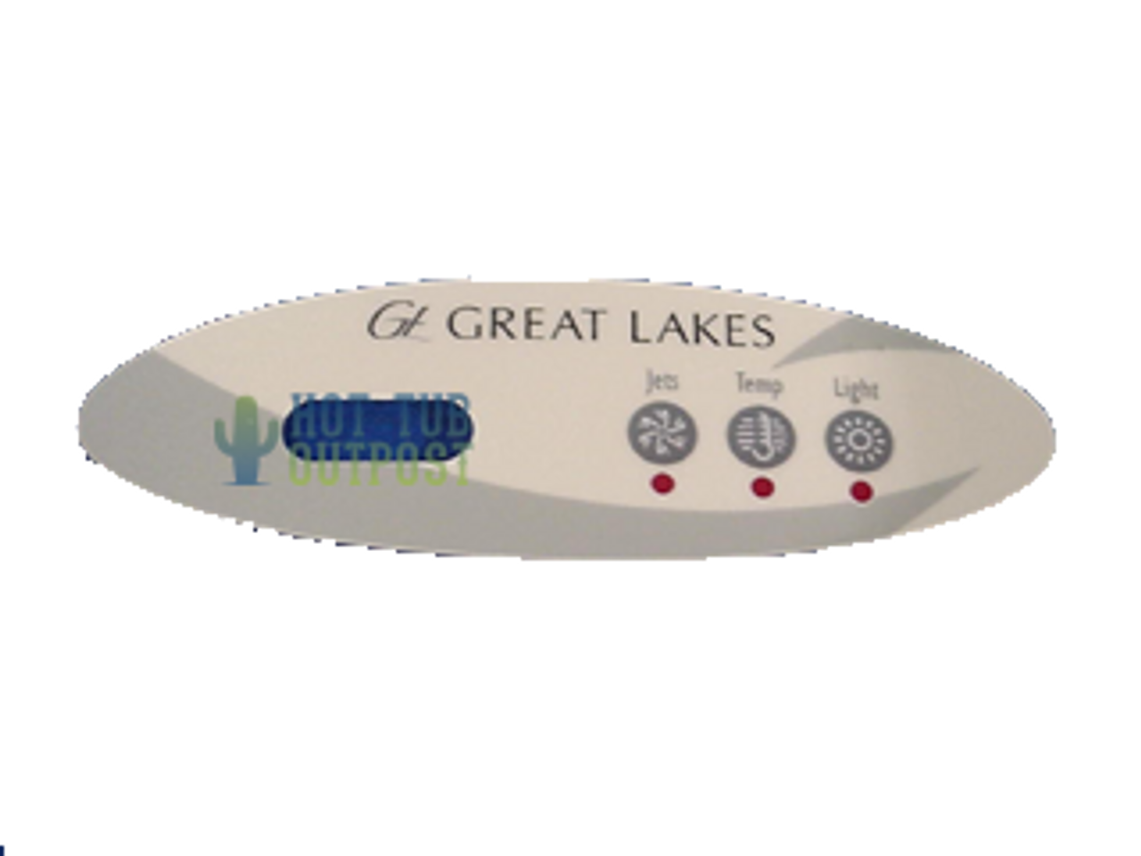 Great Lakes Emerald Spa 260E 410E Lite Digital Duplex Control Panel