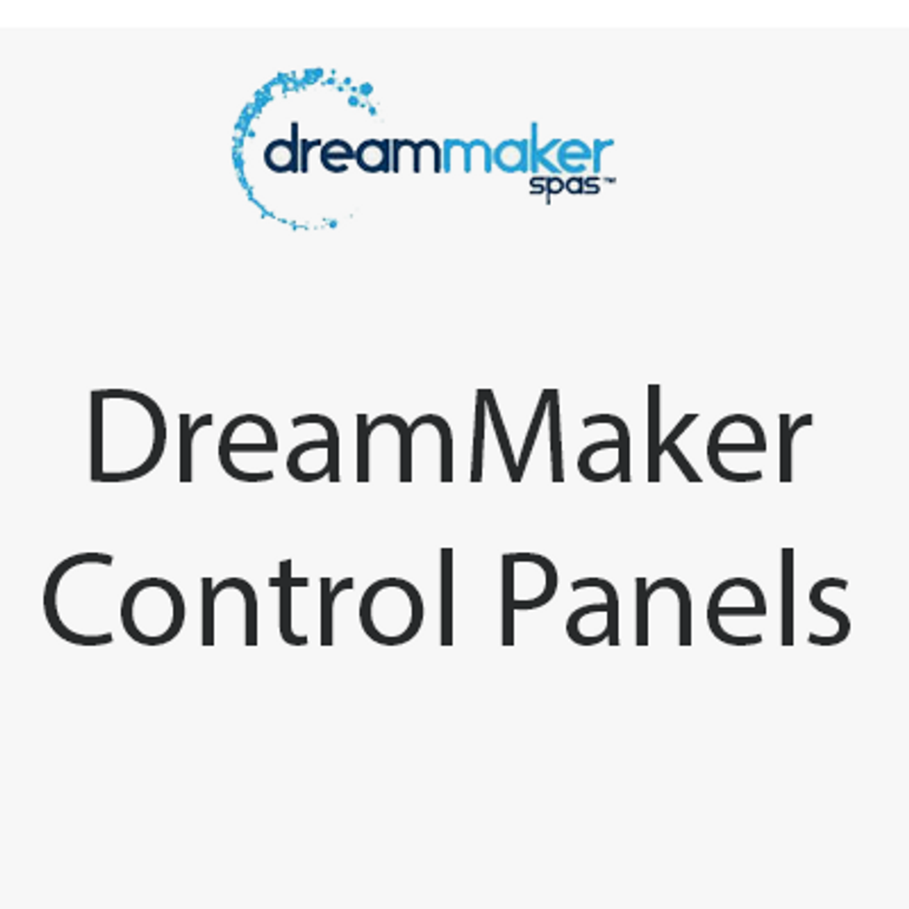 Dreammaker Spa Control Panels