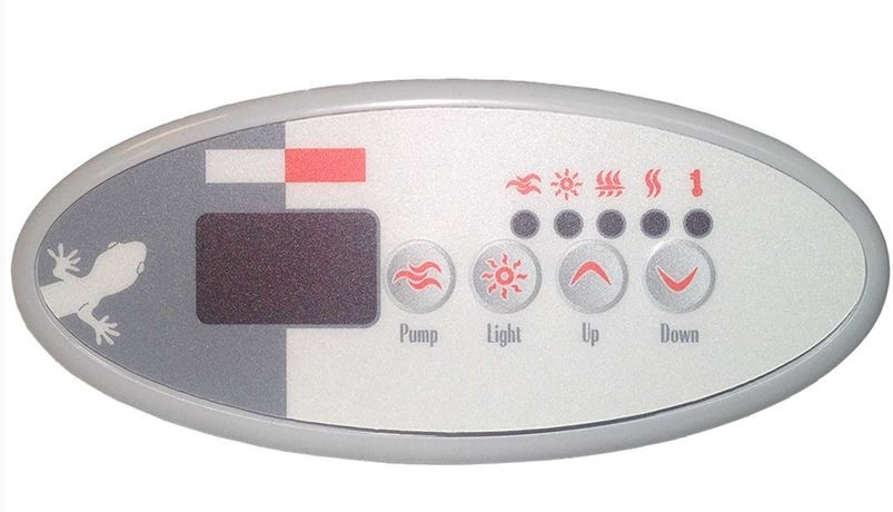 TSC-9 Gecko Control Panel and Overlay GE1-GE2 0202-007040 BDLTSC9PPD