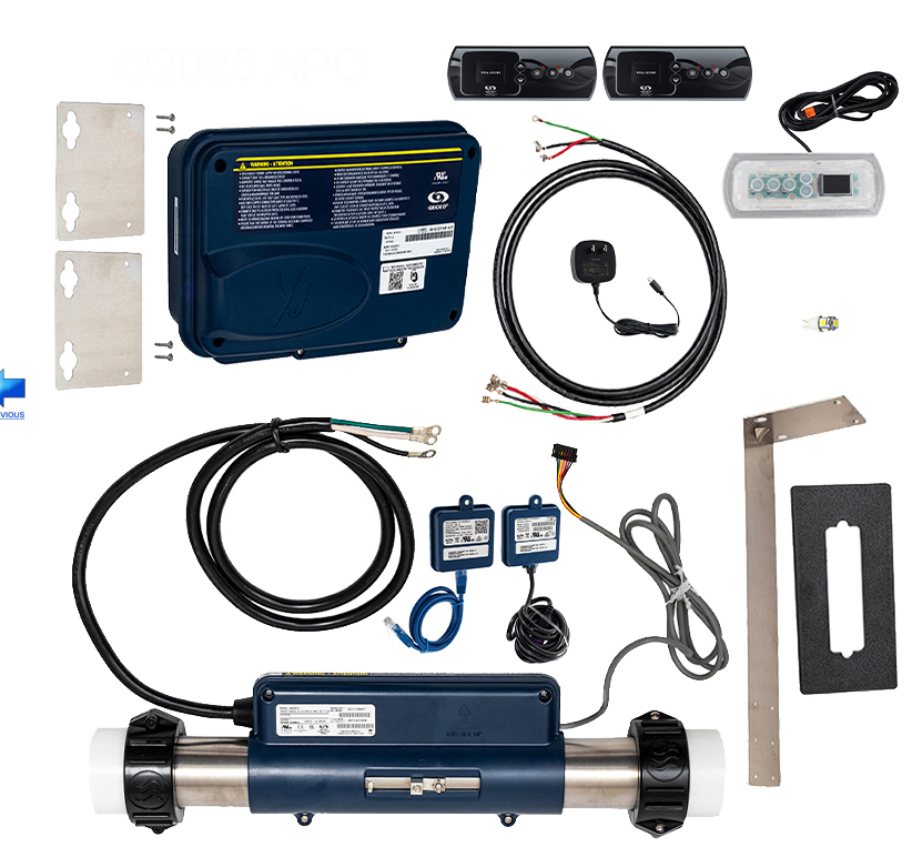 IN.YJ-2 Spa Pack Bundle with IN.K200 Topside and AMP Cords BDLYJ2K200
