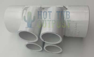 672-4180 Manifold 4 port 1 1/2 Inch Slip