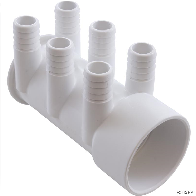 6 Port Manifold 2 Inch Slip x Dead End 0367-20 672-7180
