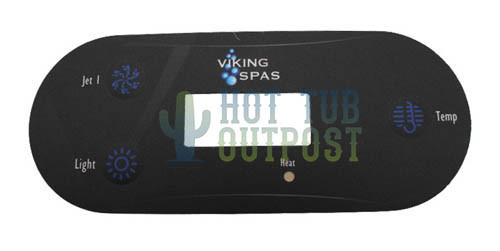 Viking Spa 3 Button Overlay 91081 1-Pump