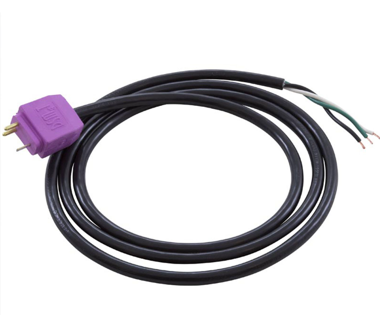 ホスピタルグレード 紫色ケーブル Molded Accessory Cord 30-0190-48C Violet 18-3