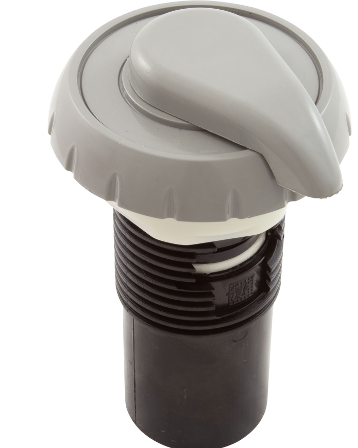 Waterway 1-Inch Top Access Notched Style Gray Air Control 660-3577