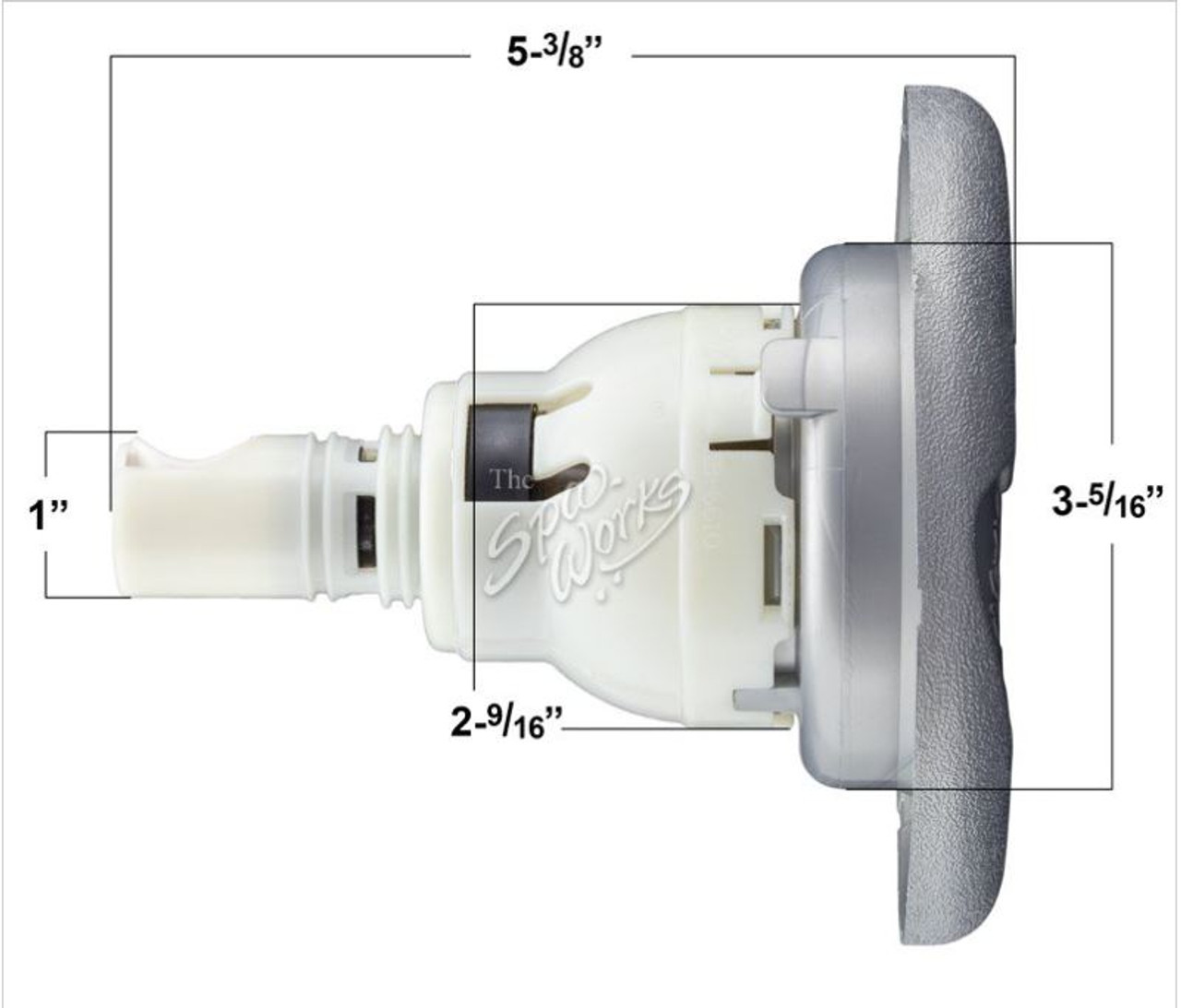 Cal Spa 5 Inch Power Storm Jet PLU21703429 Silver