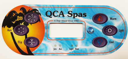 QCA Spa Control Panel 55676-14 13507OL TP600 with Overlay