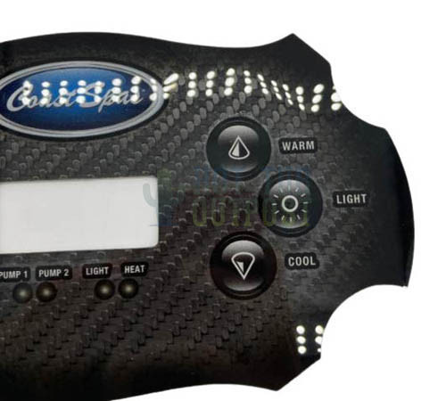 TP600 Steering Wheel Control Panel 2 Pump Overlay 13288
