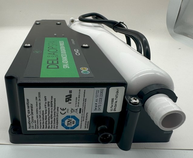 Del AOP Ozonator 230v Aqua Nova 2 AMP Cord 51004-001-909