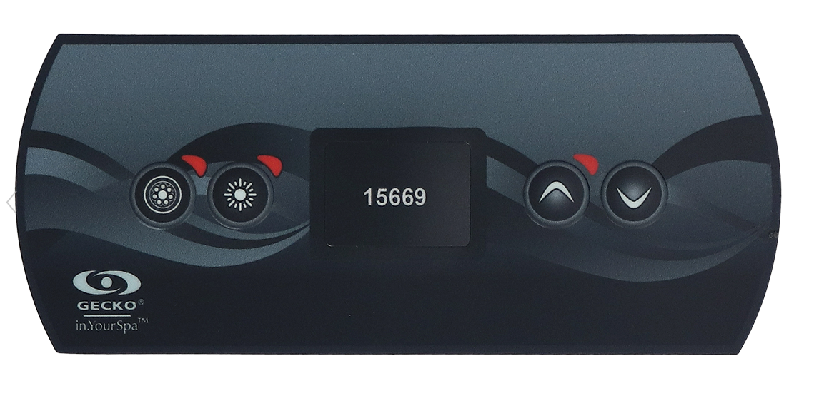 Gecko Buttons Gecko K-362 Overlay 4 Button 15669