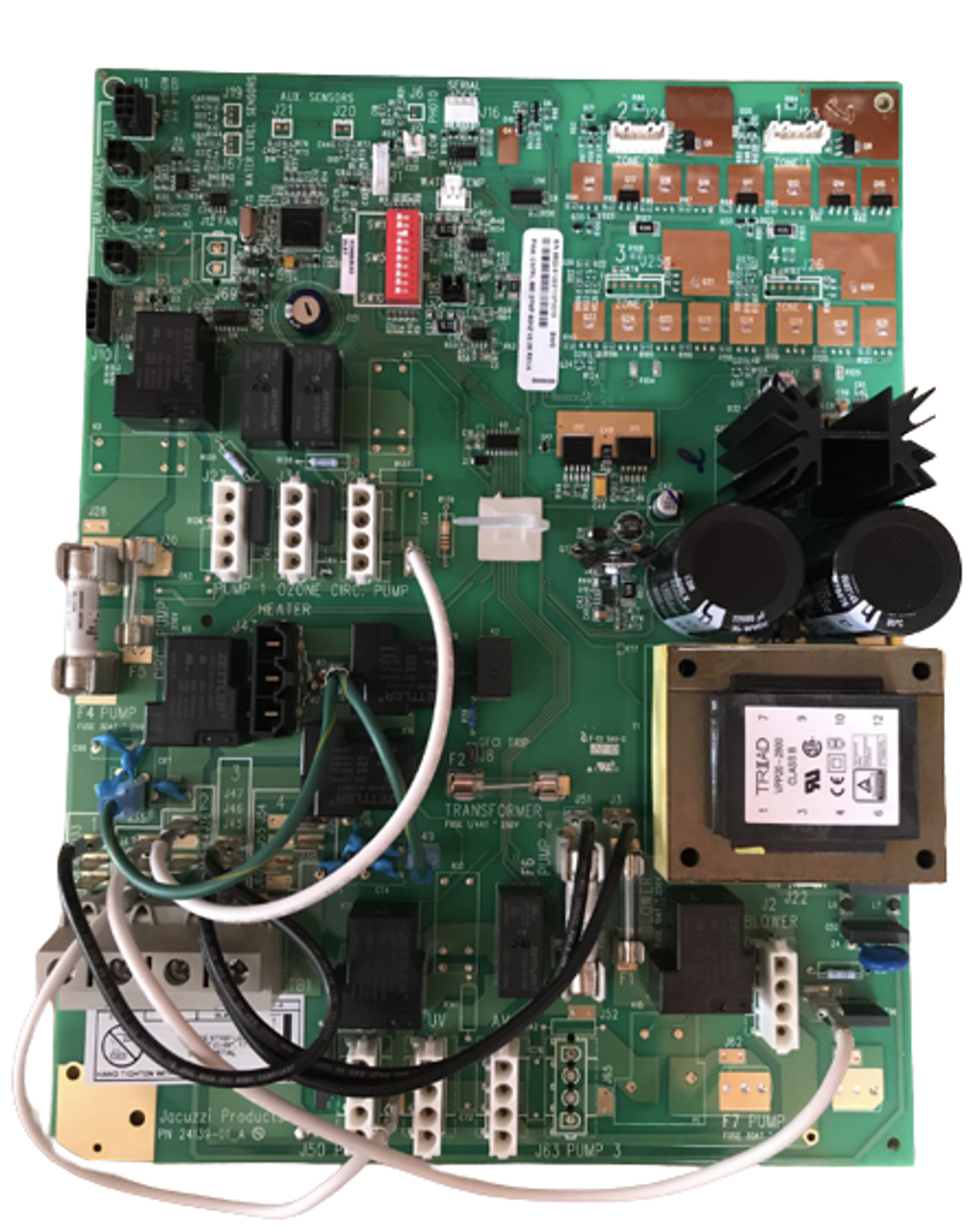 Circuit Board Sundance Spas 1 and 2-Pump Revision 2.06 2020+ 6600-512