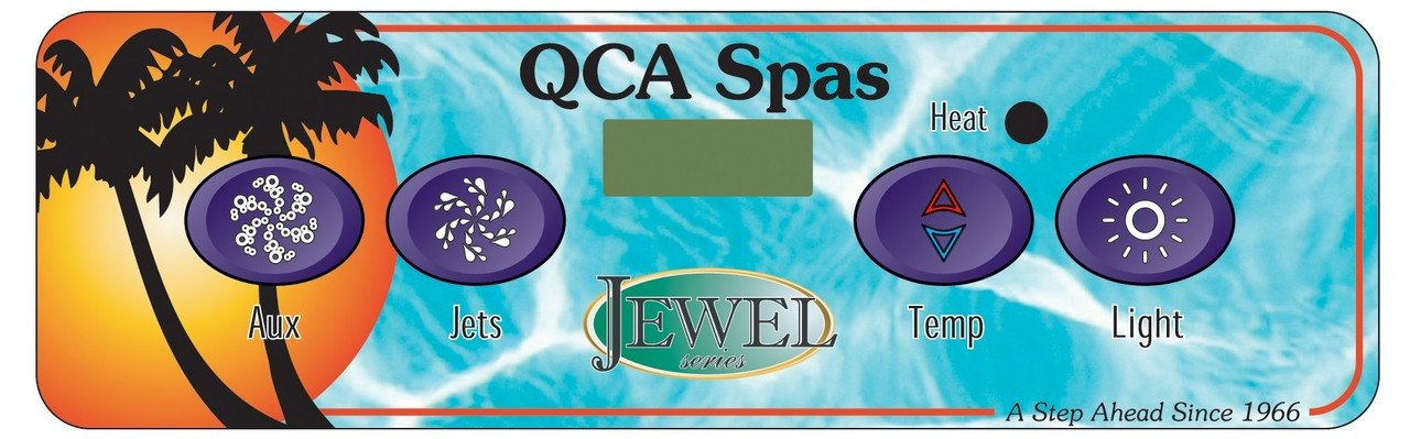 Jewel 4 Button Topside Control Panel 52424 QCA Spas