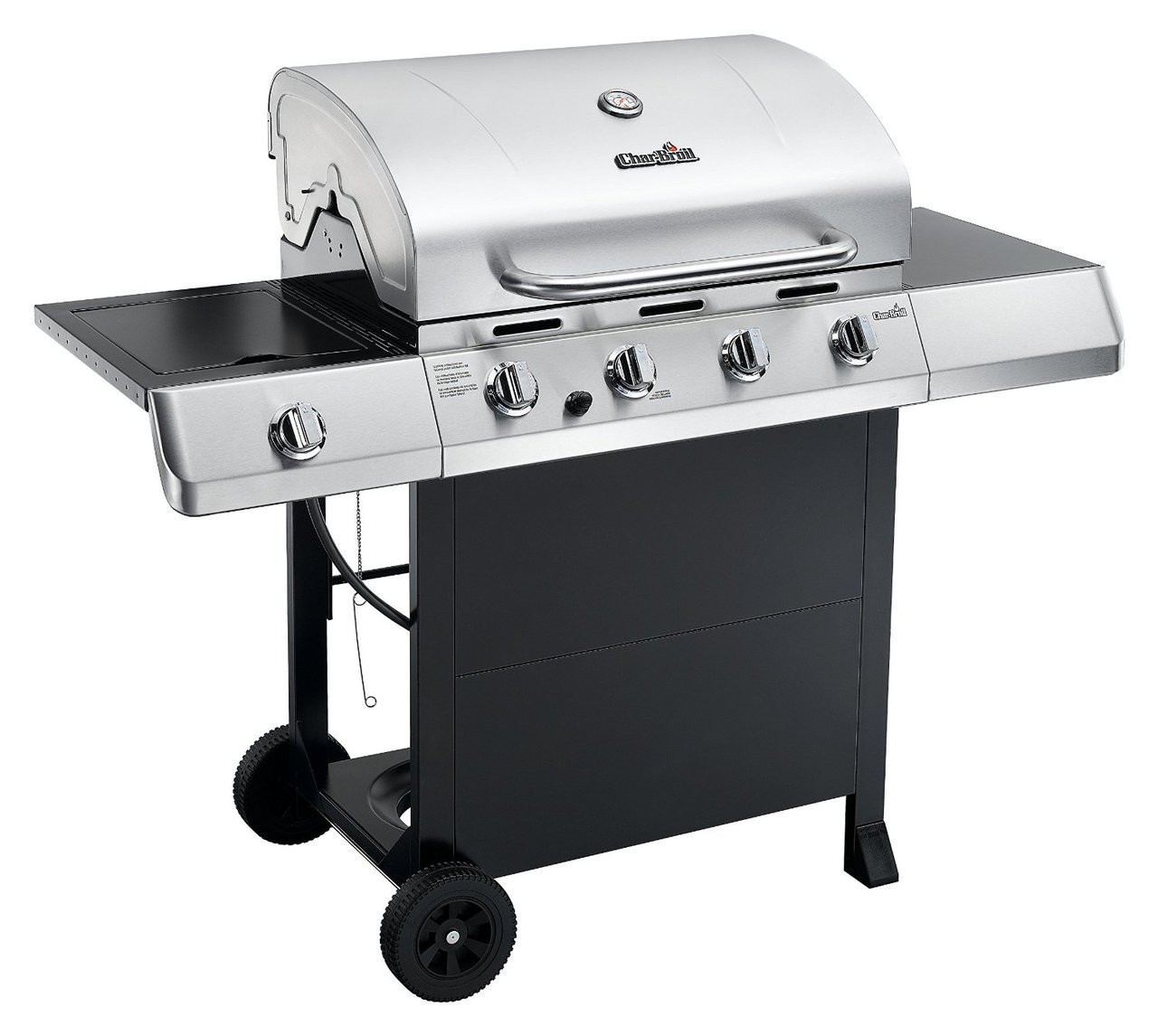 4-Burner Gas Grill with Side Burner 40000 BTU Char-Broil Classic 480