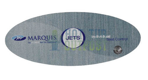 Marquis Spa Panel 1 Button Aux Panel Overlay 650-0686