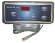 control panel with overlay