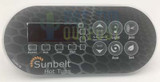 Sunbelt Spa Control Panel LX1000SB 6 Button Topside