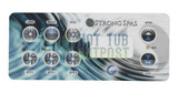 Strong Spa 8 Button Overlay 12611