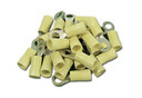 12-10 Number 10 Yellow Wire Terminals 1206-25 25Pack