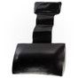 Weighted black pillow for hot tubs