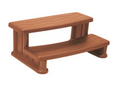 Cover Valet Spa Step Redwood