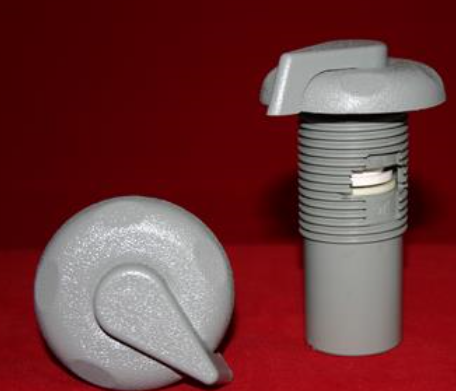 Air Control Valve PL35109 Gray Scalloped LA Spas