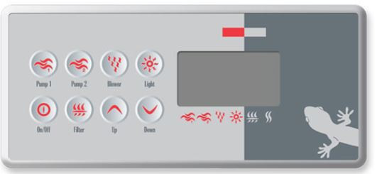 TSC-8-GE1 Gecko Control Panel and Overlay BDLTSC8GE1