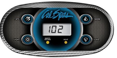 Cal Spas 4 Button VL406T Control Panel ELE09204110