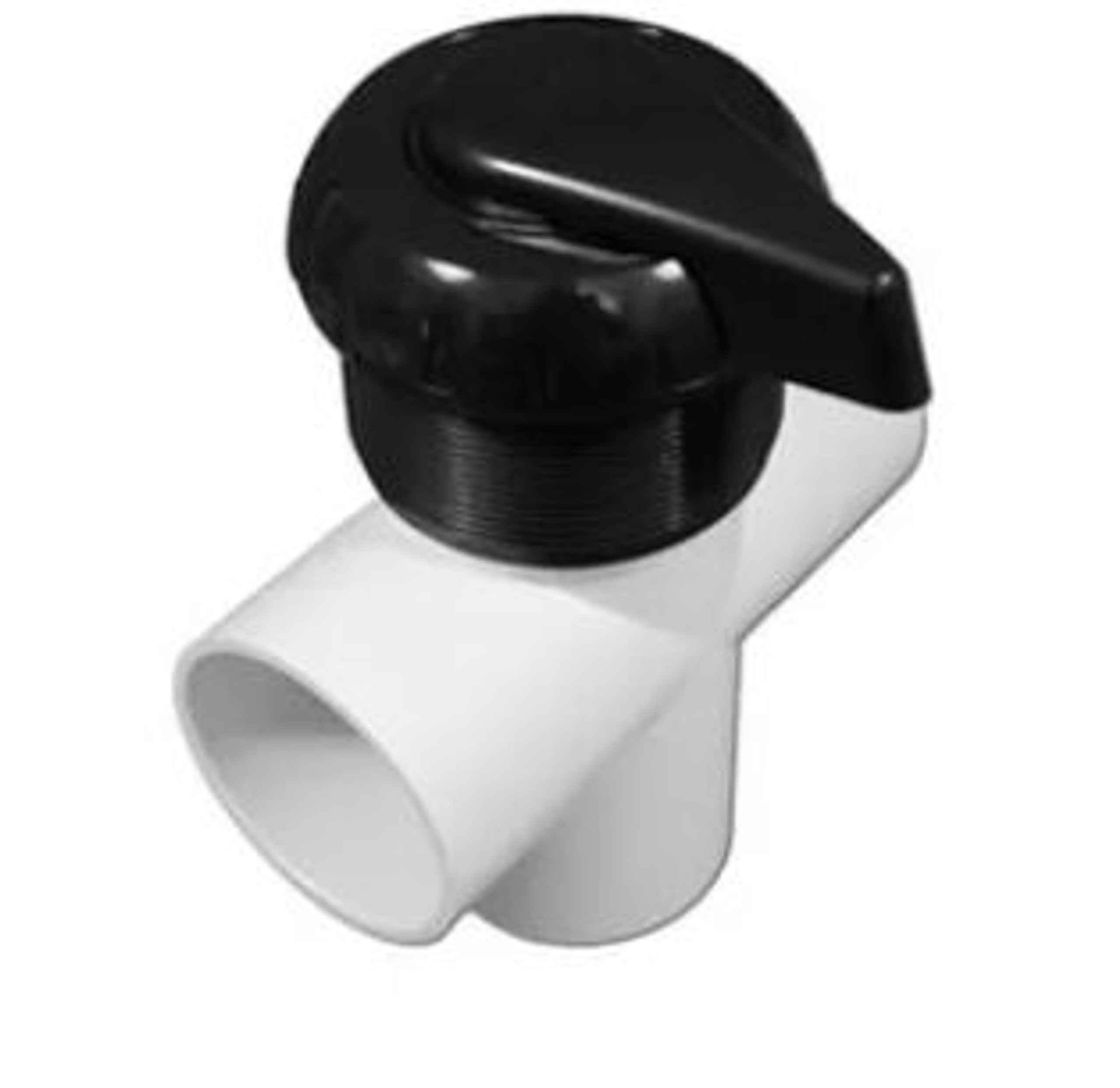 Hydro Air 3 Port 2 Inch Diverter Valve 114000BLK Black
