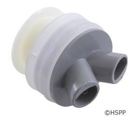 HydroAir Magnassage Twin Roto Jet Nozzle Assembly Gray 564820GRY