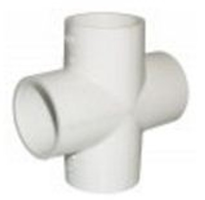 Sundance Spa 1 1/2 Inch PVC Cross Fitting