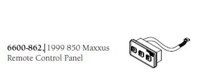 Sundance Spa 1999 850 Maxxus Remote Control Panel