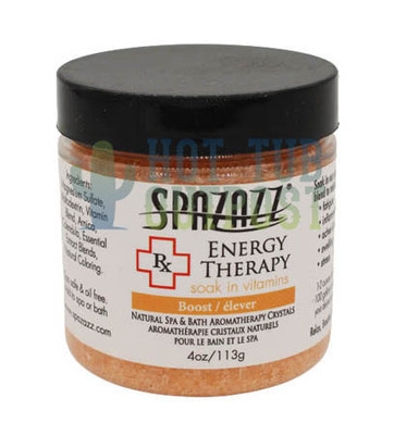 Spazazz RX Energy Therapy Fragrance 4 Oz Aromatherapy Crystals SPAZAZZ-ENERGY-4OZ