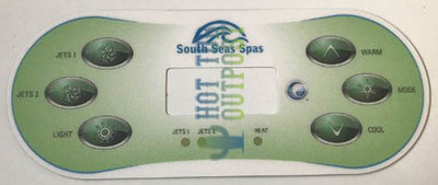 South Seas Spa 2 Pump Overlay 11-0145-08