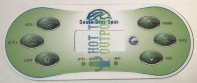 South Seas Spa 2 Pump Overlay 11-0145-08