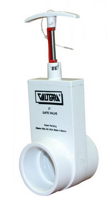 Valterra 2x2 Inch Slip Uni-Body PVC Slide Valve 2201X