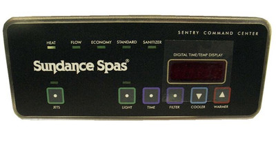 6600-712 Sundance Spas control panel