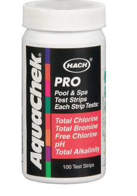 AquaChek 5-in-1 Chlorine Bromine 100 Test Strips 511710