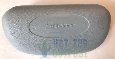 Saratoga Spa Pillow 74333 Gray Logo