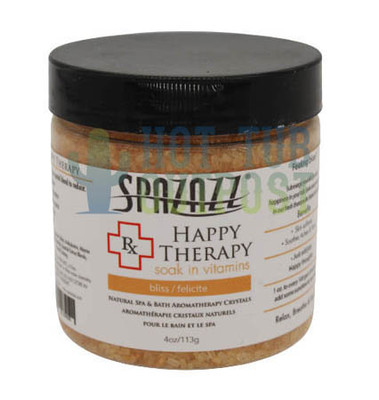 Spazazz RX Happy Therapy Fragrance 4 Oz Aromatherapy Crystals (SPAZAZZ-HAPPY-4OZ)