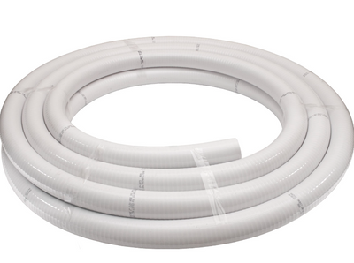 50 Foot Roll of 2 Inch PVC Flex Hose Pipe 