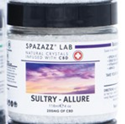 Spazazz Lab Sultry Allure 4 Oz CBD Infused Fragrance Crystals SPAZAZZ-ALLURE-4OZ