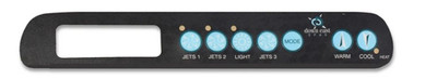 7 Button Master Spa MAS480 Keypad Overlay X508055