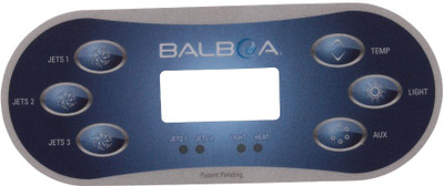 Balboa TP600 6 Button Overlay 13579