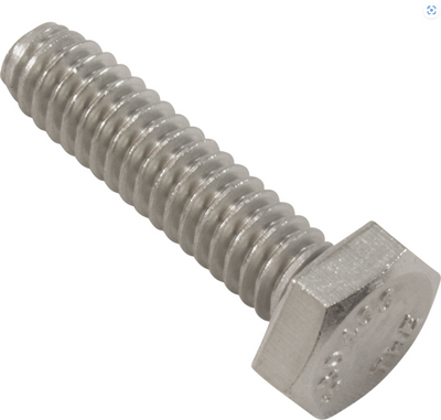Jacuzzi Hex Bolt 6570-120 1/4-20x 1 Inch SS Waterfall