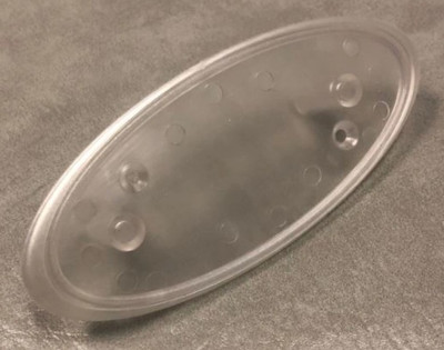 Coast Oval Bezel Glow Cabinet Badge Clear CC6724508