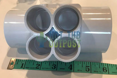 4 Port Water Manifold 3/4" Slip (21120-040-000)